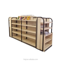 Étagère de présentation en bois pour librairie, meuble de magasin de papeterie, design de vitrine, vente en gros