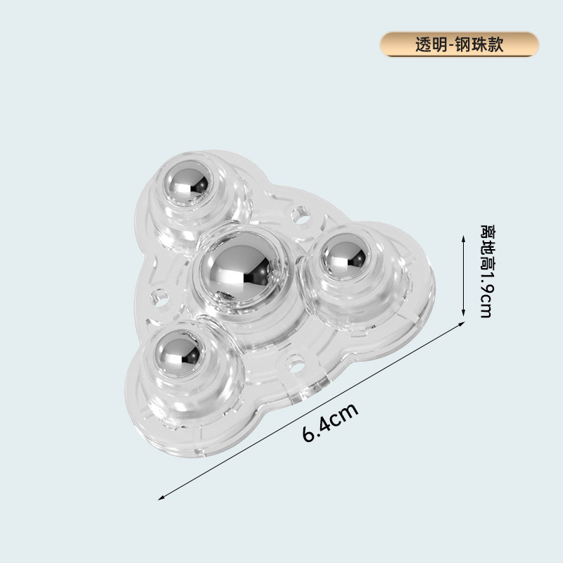 Steel ball, transparent, [1 piece per pack]