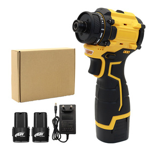 Perceuse sans fil 16,8 V avec batterie au lithium, double vitesse, mandrin sans clé, avec deux batteries et chargeur pour usage domestique et bricolage - Product Image 1