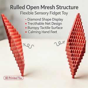 Cube Fidget Twisty, jouets sensoriels imprimés en 3D pour enfants, adolescents, adultes, jouets de bureau, cadeaux anti-stress, rentrée scolaire - Product Image 2