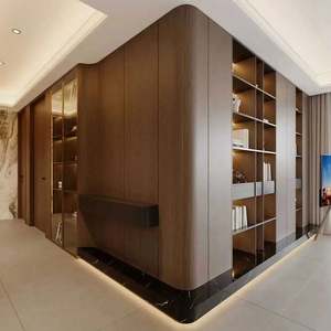 Meubles de rangement sur mesure pour toute la maison, style italien moderne et luxueux, buffet en bois, bibliothèques et armoires - Product Image 2