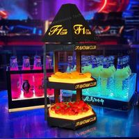 Plateau à fruits rotatif lumineux LED fait main, idéal pour bars, discothèques, salons, restaurants, Thanksgiving, Noël, Nouvel An
