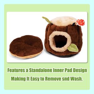Rifugio Premium in morbido stile moncone lavabile per porcellini d'India criceti furetti ratti piccoli accessori per gabbia di animali - Product Image 6