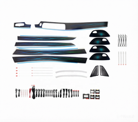 ZYCELA 12V 3-5W Éclairage d'ambiance LED pour voiture Série 5 F10 F11 F18 2011-2017 Style ruban ciel étoilé Kit d'éclairage d'ambiance 64 couleurs