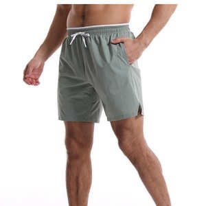 Supplier Gym Sport Casual Mid Waist Mens Training Spandex Elastic Waist <b>Athletic</b> Custom Logo Quick Dry Sports Shorts - Product Image 3