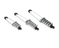 Serre-câble isolé Skocheng DCR-1/2 - Nylon PA66, acier galvanisé, 1kV, installation de câbles à faible tension, câble à fibres optiques ADSS