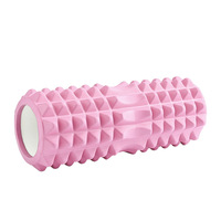 Rodillo de Espuma Hueco Versátil para Yoga y Pilates con Superficie Puntiaguda para Entrenamiento de Flexibilidad, Equilibrio y Ejercicios Profesionales, Equipo de Yoga