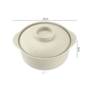 Ensemble de bols à soupe de riz jetables créatifs à double oreille pour enfants comprenant une casserole de bol de blé et des bols de nouilles instantanées-pour le <span class=keywords><strong>camping</strong></span> - Product Image 6