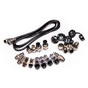 Adaptateur industriel GX16 2 3 4 5 6 7 8 GX16-8p, connecteur jack M16 8 broches, couleur mate, prise d'aviation Bannggood, câble - Product Image 1