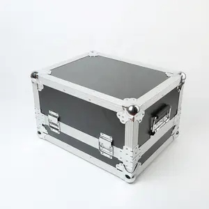 Maat Hard Case Aluminium Gereedschapkoffer Draagbare Afsluitbare Koffer Aluminium Doos Aluminium Opbergdoos Met Voorgesneden Schuim