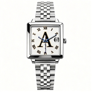Montres automatiques de luxe personnalisées ODM OEM, nouveau style, 34 mm, carrées, en acier inoxydable 316L, analogiques, mécaniques, pour femmes - Product Image 3