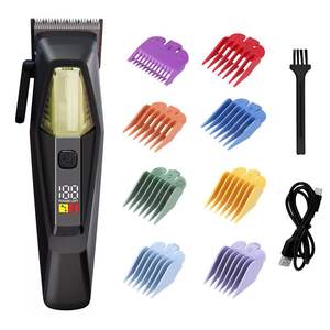 Tondeuse à cheveux électrique Limei 4000-6000mAh rechargeable par USB, moteur sans balais haute vitesse de qualité professionnelle, outil de coupe de cheveux professionnel - Product Image 1