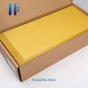 Wholesale 5.35mm Italian Beekeeping Beeswax Honey Comb Foundation With Factory Price