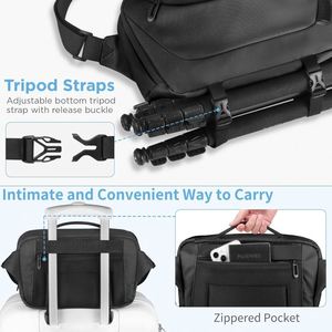 Échantillon gratuit : Sac à dos pour appareil photo, drone, grand sac pour appareil photo reflex numérique/SLR/mirrorless, housse de protection imperméable pour la pluie, coque rigide - Product Image 6