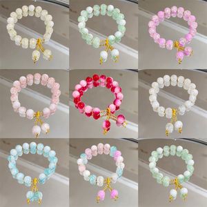 Pulsera de Cristal de Color Caramelo de Moda, Pulsera Ajustable con Cuentas de Vidrio, Joyería Fina para Mujeres y Niñas - Product Image 3