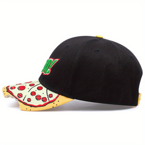 Bánh <span class=keywords><strong>Pizza</strong></span> Mũ Bóng Chày <span class=keywords><strong>Trucker</strong></span> Thêu Cha <span class=keywords><strong>Hat</strong></span> Có Thể Điều Chỉnh Ngoài Trời Chic Bánh <span class=keywords><strong>Pizza</strong></span> Cắn Snapback Mũ Bóng Chày Tùy Chỉnh Logo - Product Image 4