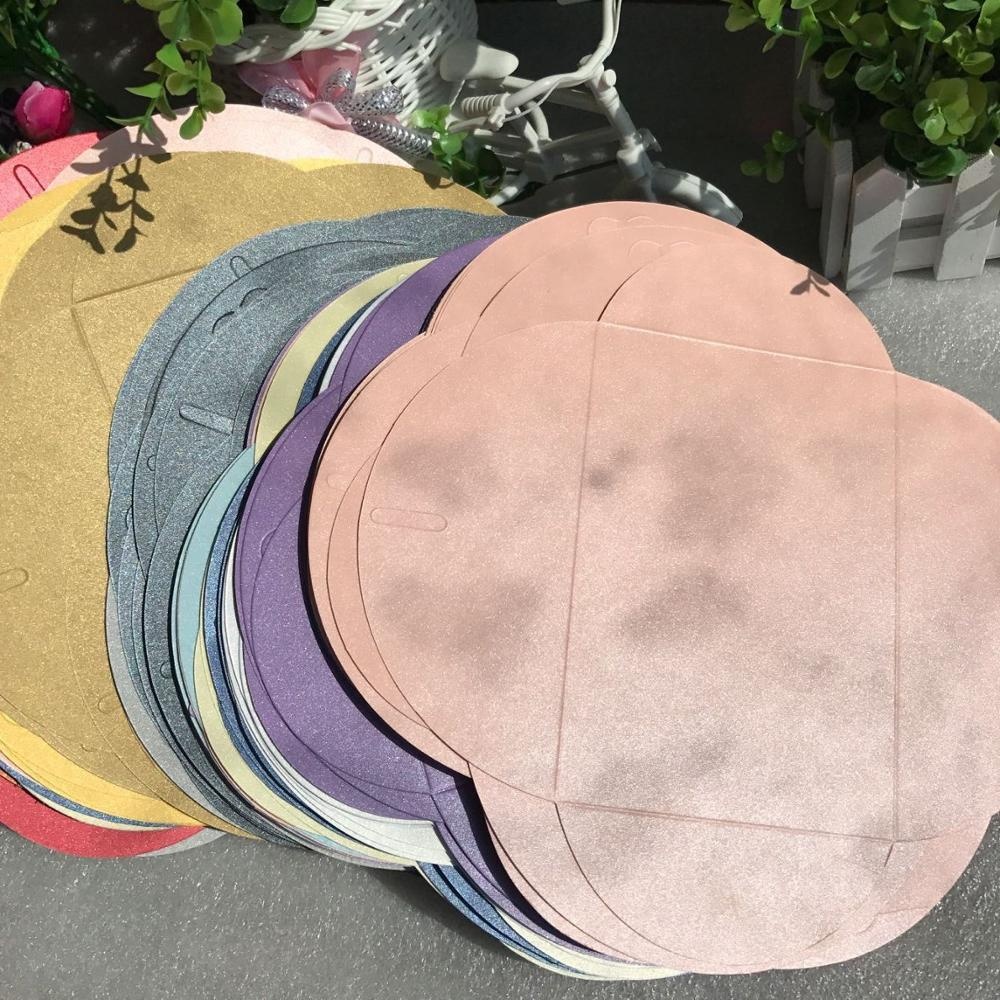 Высококачественный толстый бумажный конверт с пряжкой в форме сердца