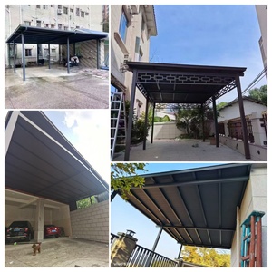 Abri de voiture en aluminium SUNTO, résistant au vent, à l'eau et au feu, pour le stationnement des voitures - Product Image 2
