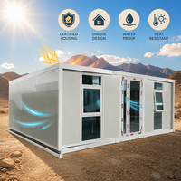 Maison préfabriquée à construction rapide Tiny Home, Casa Modulaire Mobile, Conteneur pliable préfabriqué de 20FT 40FT