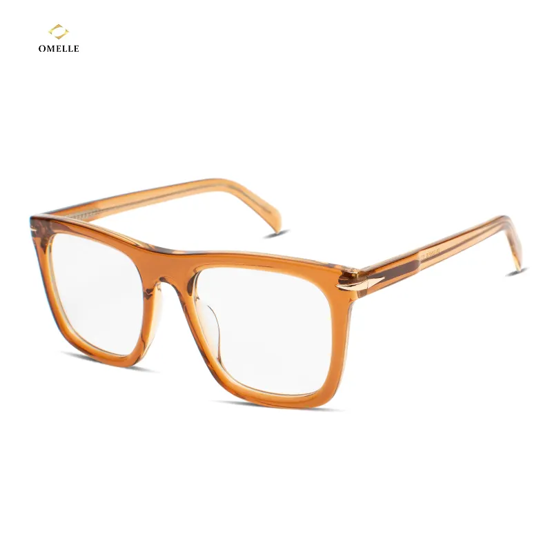 New Fashion Wholesale Women Eyewear Big Oversized Fancy Style Optical Frame Square Frame Glasses
