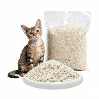 Échantillons Gratuits OEM Litière pour Chat en Bentonite Naturelle Durable, Sans Poussière, de Qualité Supérieure, Facile à Nettoyer et Sans Poussière