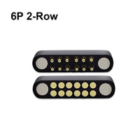 Connecteur magnétique Pogo Pin de haute qualité, étanche, à 2, 3, 4, 5, 6, 7, 8, 9, 10 broches, pour les appareils connectés intelligents