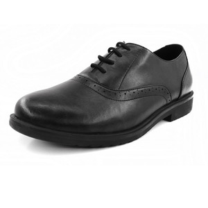 Zapatos de trabajo con punta de seguridad para hombres, <span class=keywords><strong>calzado</strong></span> ortopédico de cuero genuino con plantilla de soporte de arco superior transpirable para diabéticos, novedad - Product Image 1