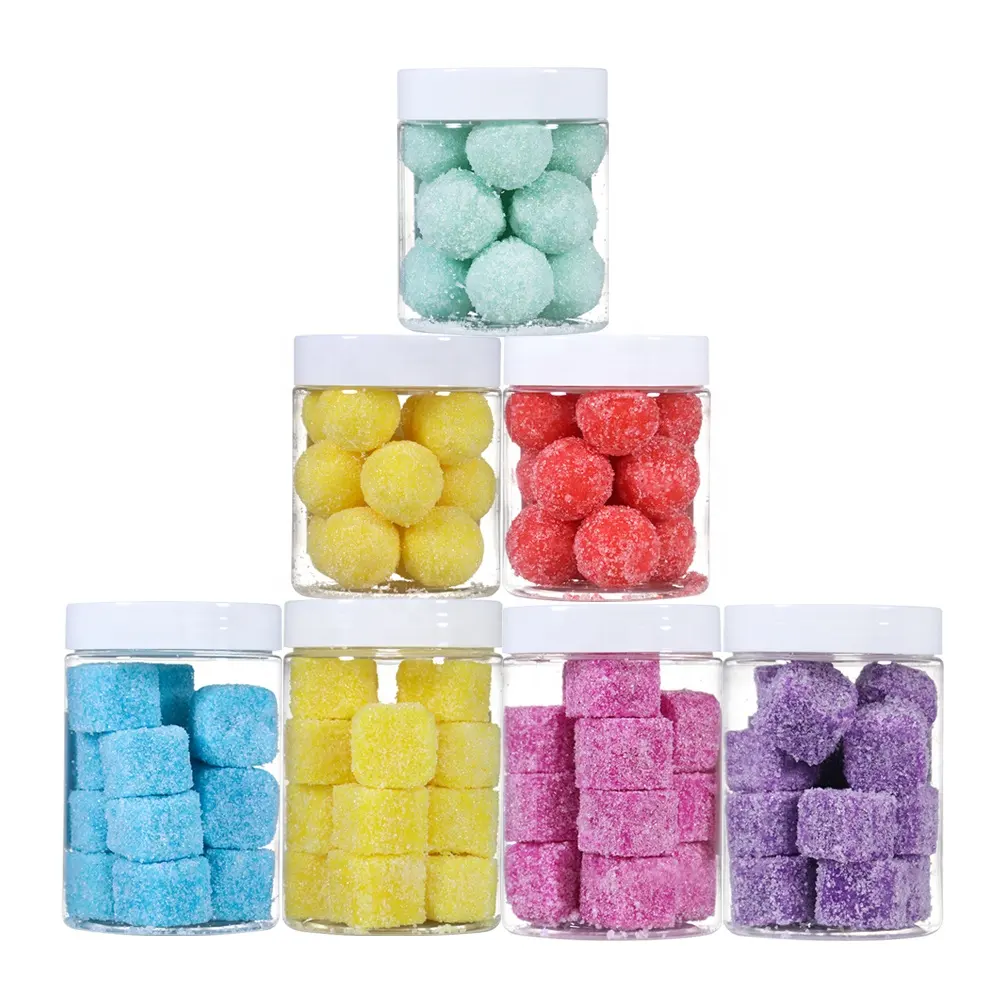 Boules de gommage à bonbons lisses pour la peau, étiquettes personnalisées, Cube exfoliant pour le corps en sucre