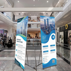 Chất lượng cao tái sử dụng <span class=keywords><strong>x</strong></span> Đứng biểu ngữ hiển thị với vinyl biểu ngữ và tùy chỉnh màu sắc cho triển lãm và quảng cáo - Product Image 5