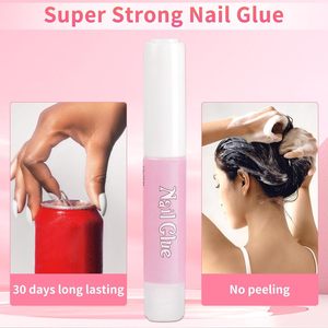 Pegamento para Uñas Mini de 2 Gramos como Paquete de Prueba, Color Rosa Claro para Uñas Postizas, Adhesivo Fuerte para Pegar Piedras de Estrás - Product Image 2
