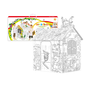 My Little Jungle House Bìa Cứng Gợn Sóng Lớn Dự Án Nhà Chơi Đồ Thủ Công Sáng Tạo Tô Màu Cho Trẻ Em - Product Image 5