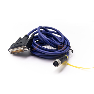 <span class=keywords><strong>Cable</strong></span> Adaptador M12 de 17 Pines con Código A Hembra a D-Sub de 25 Pines Macho <span class=keywords><strong>DB25</strong></span> Moldeado AWG26 para Señal de E/S de PLC - Product Image 2