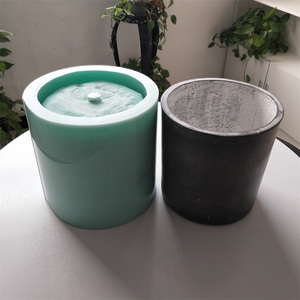 HP0173 Chiều Cao 24 Cm Xi Lanh Hình Dạng Nồi Trồng Bê Tông Silicone Khuôn Cần Bán Xi Măng Nồi Trang Trí Nội Thất - Product Image 2