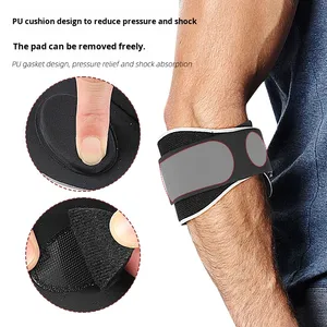 Tendinit ağrı kesici için ayarlanabilir dirsek askısı tenis ve golfçü dirsek desteği için sıkıştırma pedi dirsek desteği ile - Product Image 2