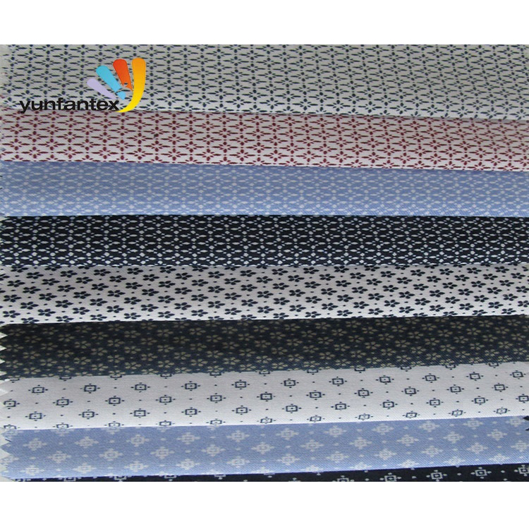 2021 Shaoxing текстильная ткань с принтом 100 хлопок рубашка с различными узорами ткань