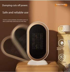 NUEVO Calentador de Espacio Interior de 1200W, Calentador de Escritorio con Protección Contra Derribos, Cortes de Energía y Sobrecalentamiento, Calentador Pequeño para Sala de Estar, Dormitorio y Hogar - Product Image 4