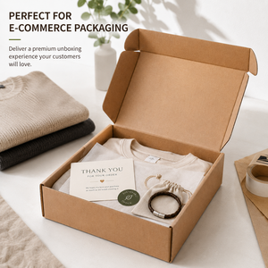 Eco-Friendly Heavy-Duty Corrugated Recycled Paper <b>Box</b> with Custom Logo and Four-Color Printing for Shoes and Clothing Packaging - Product Image 3