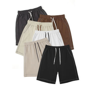 Urban Sports High Quality Cotton <b>Men's</b> <b>Shorts</b> Summer Streetwear Solid <b>Pattern</b> Casual Style - Product Image 5