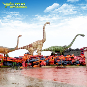 Modèle Therizinosaur Animatronic d'intérieur réaliste avec fourrure pour centre commercial Adventure Park Airport Exhibition Made Durable Metal - Product Image 6