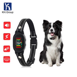 <span class=keywords><strong>Collar</strong></span> de perro recargable por USB, moderno <span class=keywords><strong>collar</strong></span> de descarga eléctrica antiladridos, pantalla LCD, resistente al agua, suave, con luces personalizadas - Product Image 2
