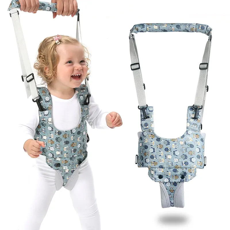 Handheld Learning Harness for Kids Adjustable Toddler Walking Safe Standing Baby Walk Helper