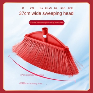 <span class=keywords><strong>Balai</strong></span> à cheveux en plastique domestique rouge une génération de <span class=keywords><strong>balai</strong></span> de nettoyage intérieur en laine douce élargi en soie de <span class=keywords><strong>glace</strong></span> matériel PET en bois de poche - Product Image 3