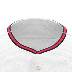 HEALY American Retro Contrast Color Baseball Jersey Breathable <b>Mesh</b> Sporty <b>Short</b> Sleeve Street Wear Top - Product Image 4