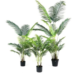 Plantas Verdes Artificiales Personalizadas para Exteriores KH, Chrysalidocarpus <span class=keywords><strong>Lutescens</strong></span> Artificial para Decoración del Hogar y Hoteles - Product Image 3