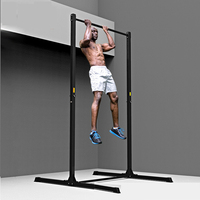Barra de dominadas ajustable de acero, soporte para paralelas, estación de entrenamiento fitness para uso doméstico, estabilizador, soporte para flexiones, barra horizontal