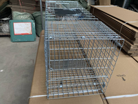 Cage à souris et à rats en métal à mailles fines, piège à animaux, cage à capture multiple, humaine