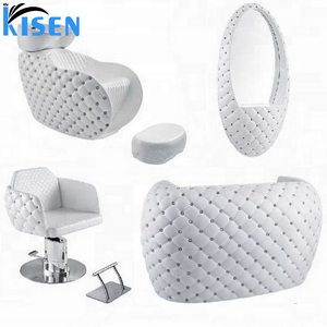 Kisen Luxury Beauty White Salon Styling Chair Facial <b>Desk</b> Stand Hydraulic Pump Grey chair For Manicure Salon Furniture - Product Image 6