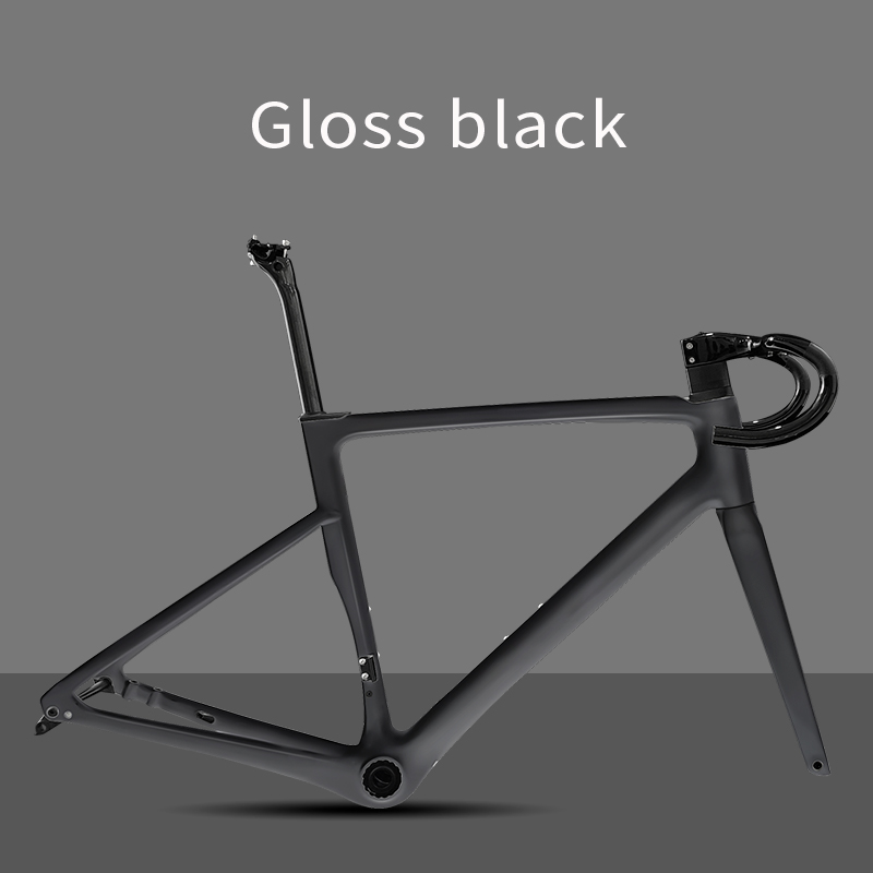 Noir brillant/mat sans logo