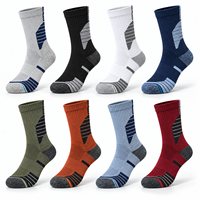 Chaussettes de course Marathon en coton Coolmax tricotées anti-ampoules avec soutien de la voûte plantaire, échantillon gratuit, lettres personnalisables