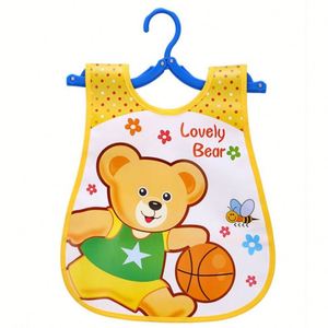 Baberos para Bebé con Diseño Nuevo, Libres de BPA, Seguros, con Estampado de Dibujos Animados, Impermeables, para la Hora de Comer - Product Image 3